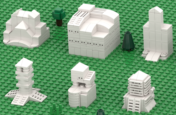 Learn to Create Simple LEGO Micro Buildings