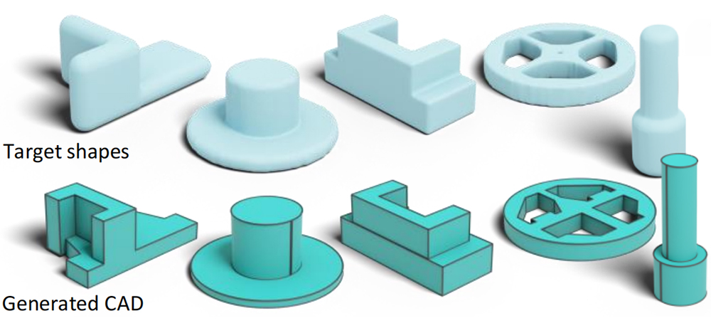 Reconstructing editable prismatic CAD from rounded voxel models